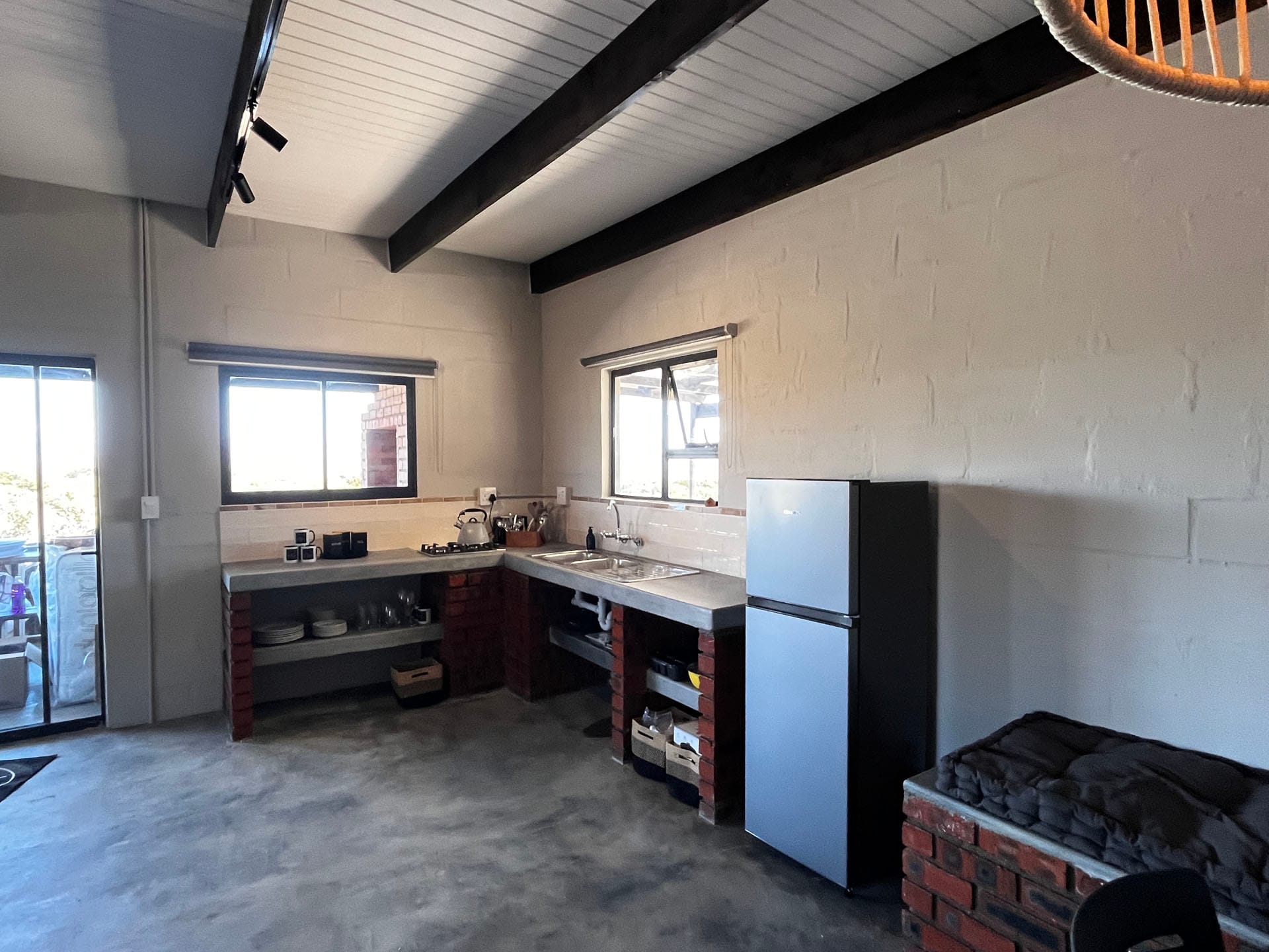 Keurkloof Farm Villas kitchen area